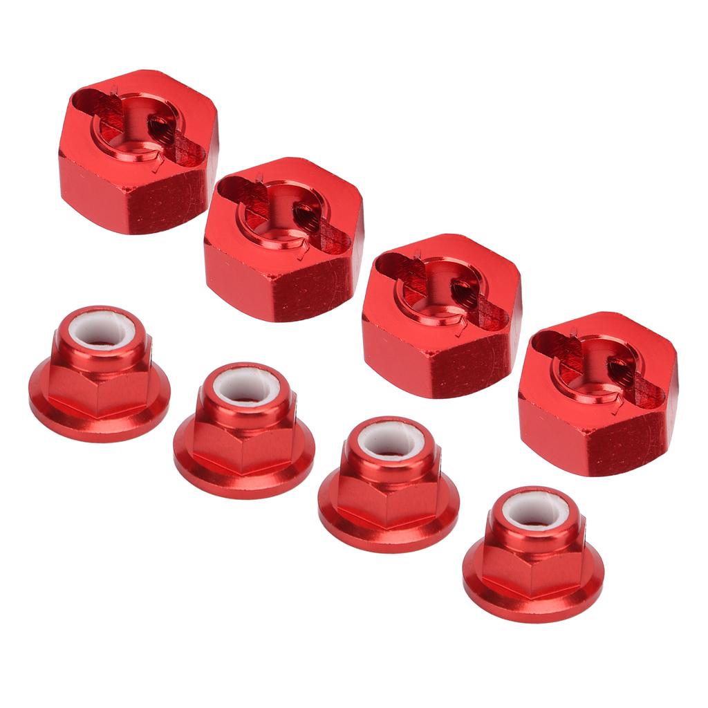 12mm Wheel Hex Hub Aluminum Alloy Upgrade Replace Extension Hex Drive Adapter with Prevent Slip Screws 1 10 1 12 RC