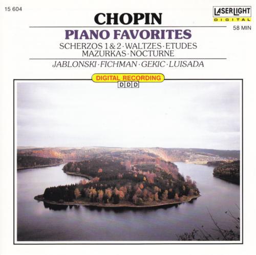 

CD FRDRIC CHOPIN - Piano Favorites 15604 LaserLight Digi 1989 US Classical Used