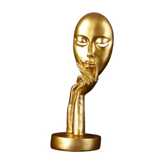 Doskonała rzeźba myśliciela, realistyczna, teksturowana kolekcja