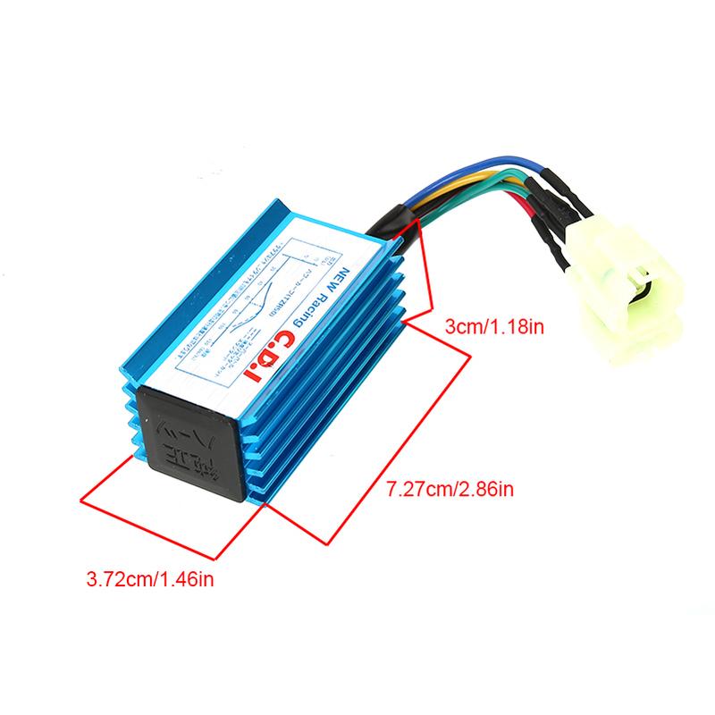 6 Pin Aluminum Alloy Racing CDI AC Box for GY6 XR50 70 90 CG125 Motorcycle 140CC 150cc 200cc Enginen Pit Bike Scooter ATV