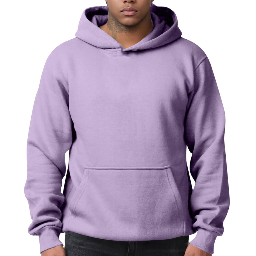 Men's Fleece Hoodie Casual Long Sleeve Sweatshirt