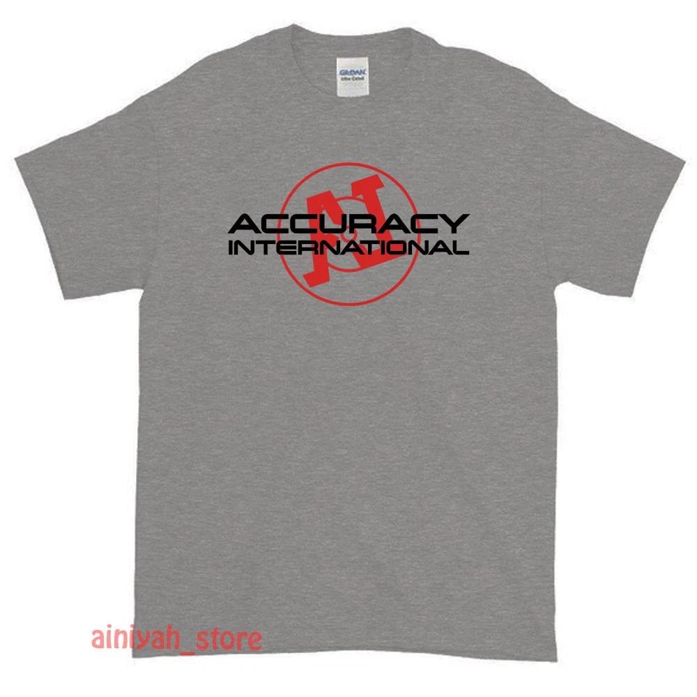 New Accuracy International Logo Men s Funny T shirt USA Size S-XXL 2XL