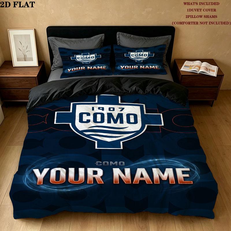 Custom Como Bedding Quilt Set Quilt Cover Pillowcase Home Decoration Birthday Gift (1 * duvet cover + 2 * pillowcase, without core)