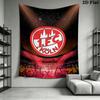 FC KÖLN Wall Tapestry Aesthetic Wall Hanging Printed Fabric Blanket Decorative Tapestries for Bedroom Living Room Home Decor