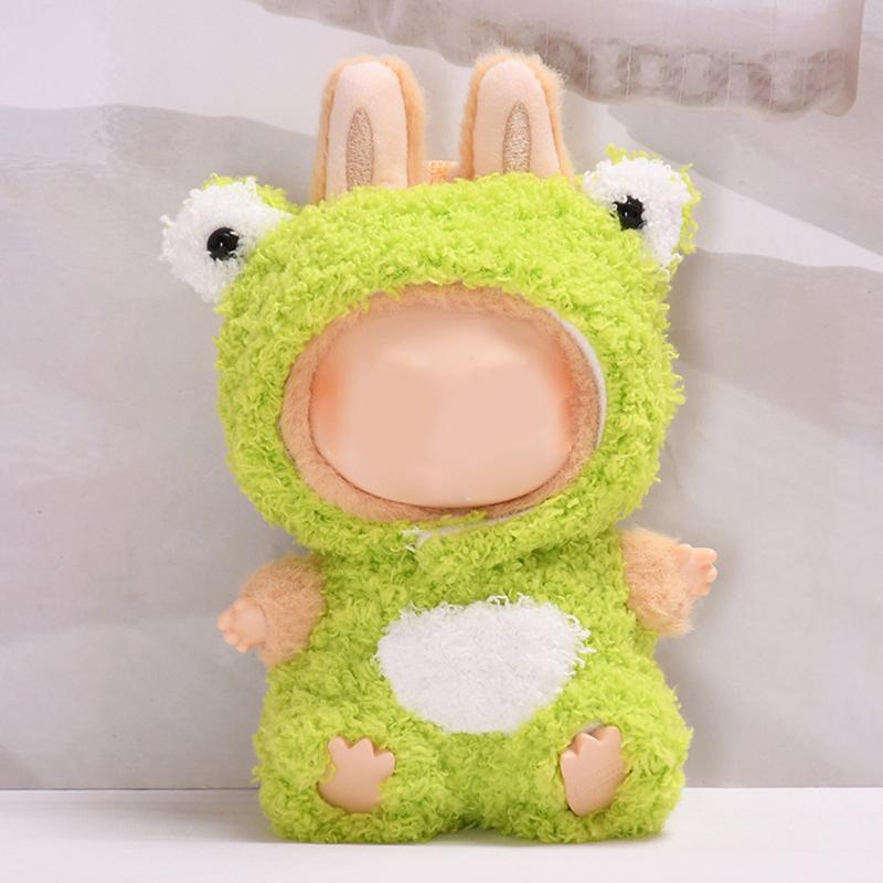 17cm Mini Plush Doll'S Clothes Outfit Accessories For Labubu Clothes Time To Chill Doll Clothes