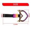 1PCS New JDM Tsurikawa Handle Ring Heart Train Bus Hand Strap Styling Drift Charm Car Warning Tow Strap Hook Sticker