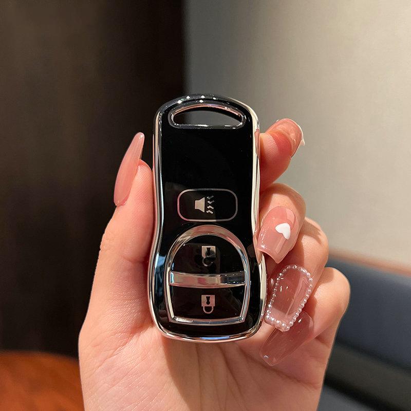 Tpu Car Key Case Cover Shell Fob For Nissan Armada Frontier Murano Pathfinder Quest Titan Xterra For Infiniti Accessories