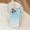 Applicable iPhone 17Promax mobile phone case Apple 16 glitter transparent gradual change wave pattern 15PRO protective case