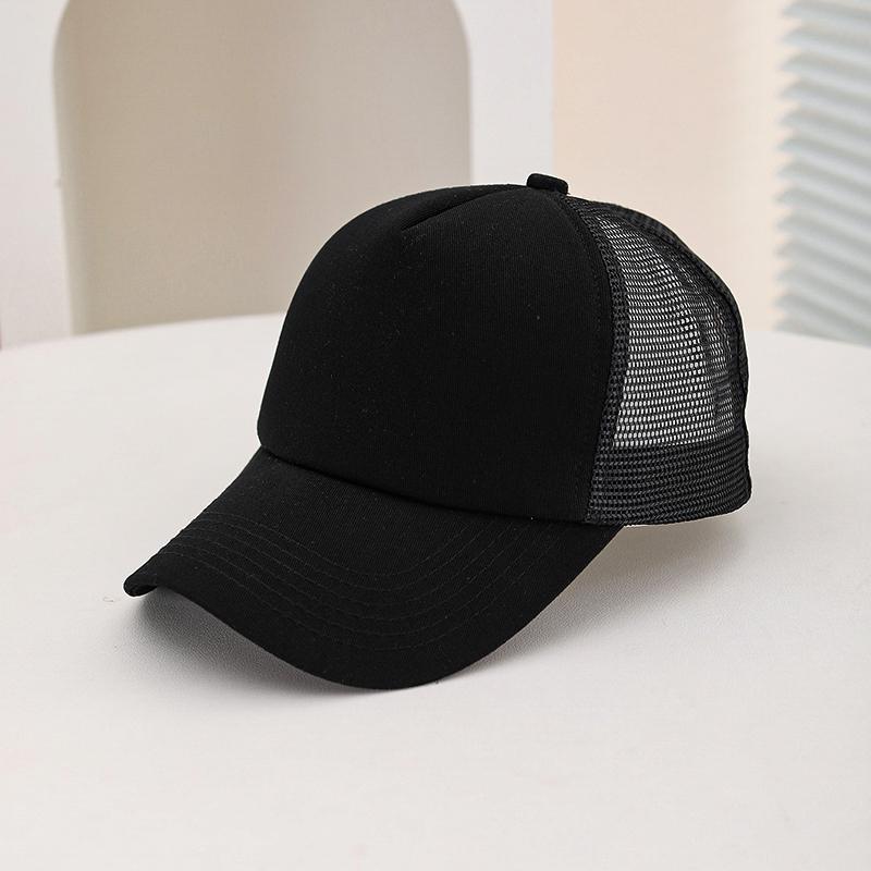 European and American cross-border casual sponge top baseball cap, summer outdoor travel breathable mesh baseball cap