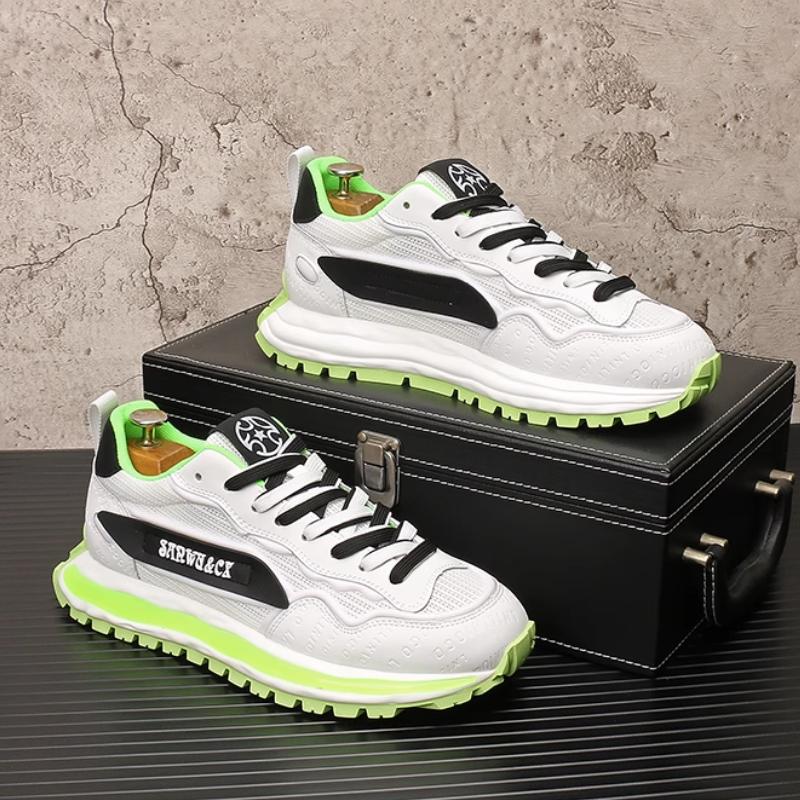 Fashion Forrest Gump men's shoes' new breathable mesh style dad shoes, Korean thick-soled sporty casual shoes for men   b27