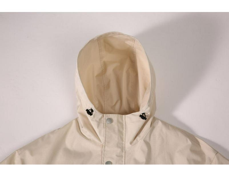 Autumn 2025 Men's Hong Kong Style Waterproof Windbreaker Jacket with Hood
