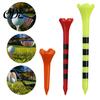 Golfschuhstollen 10 Stück 38/70/82MM Abschlagstreifen Höhenverstellbar Spitze Scharf Kunststoff Ballhalter Trainingshilfe Kit Zubehör Golfer Geschenke