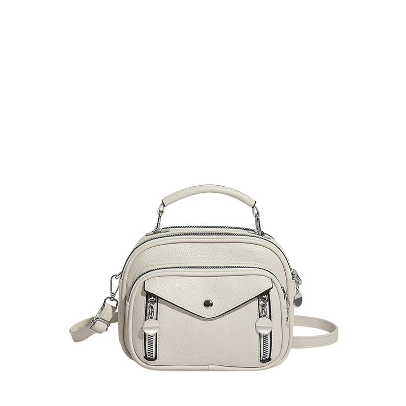 2026 New Women's Small Bag Spring Summer Versatile Multi - pocket Soft Leather Large Capacity Shoulder Crossbody Bag