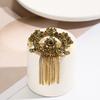 Retro Vintage Hollow Tassel High-end Palace Baroque Accessories Brooch