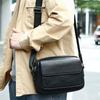 Luxury Leather Crossbody Bag Men PU Mobile Phone Bag Fashion Shoulder Bag Men  Street Wear