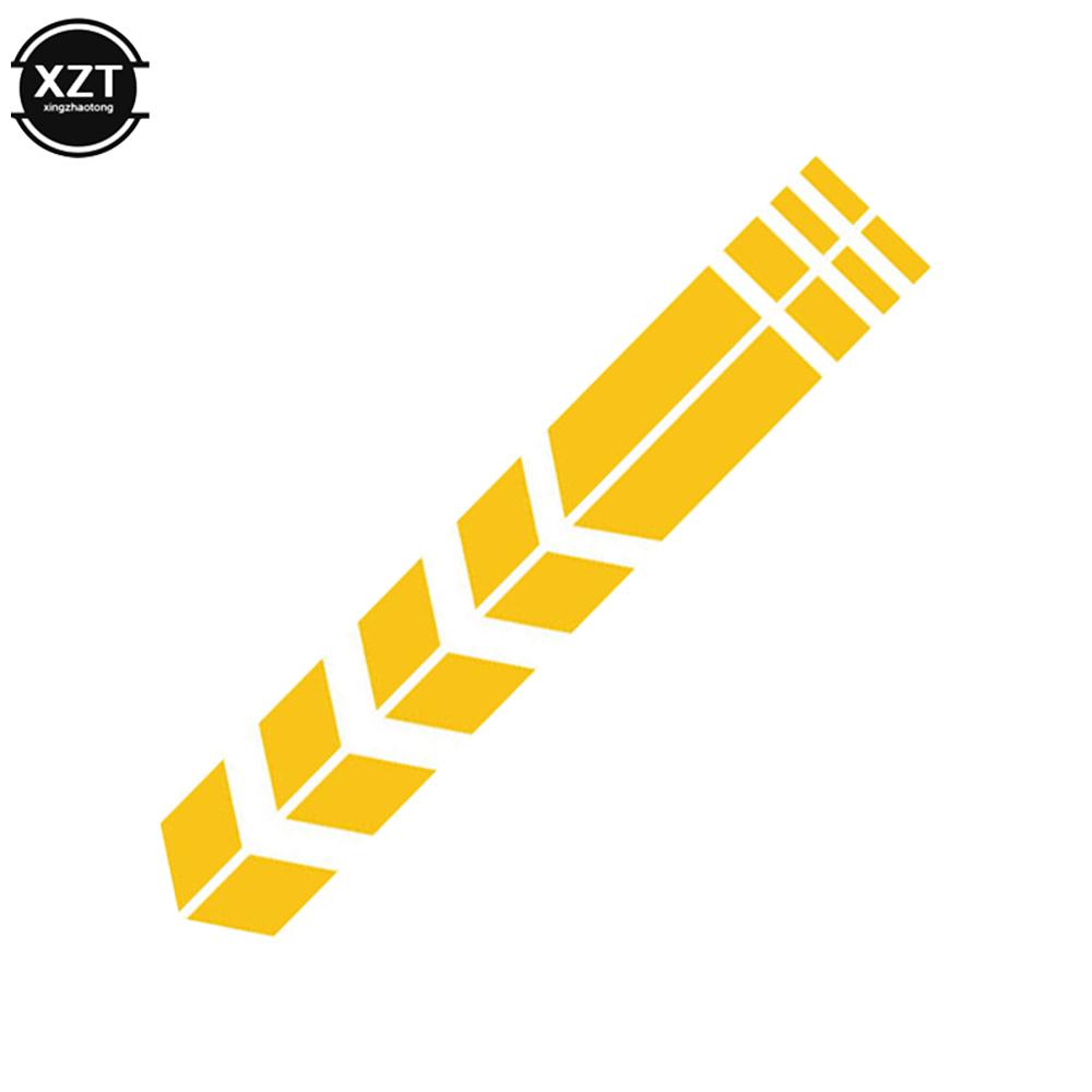 Colorful Arrow Stripe Sticker Motorcycle Fender Paste Waterproof Oilproof Reflective Arrow Decal Stickers Moto Decor Accessories