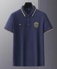 Men's High-Quality Embroidered Short-Sleeve POLO Shirts, Loose Fit for All Ages, Summer Style