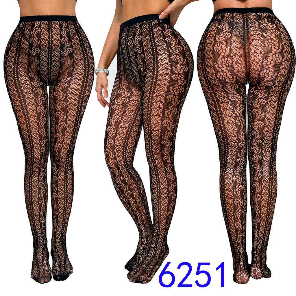 Spring and Summer Niche Thin Lolita Lace Blooming Flower Pantyhose Sweet Cool Babes Mesh Socks