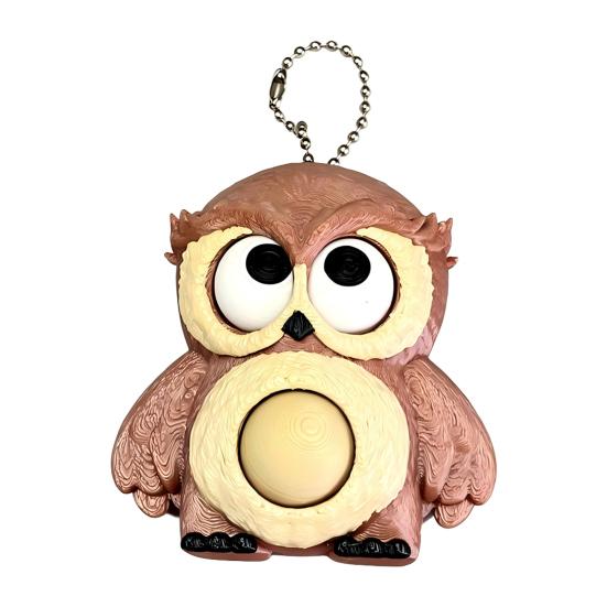 3D Printed Animals Fidget Clicker Keychain, Anxiety Stress Relief Sensory Toy, Cartoon Animal Charm for Backpack, Keys, Bags