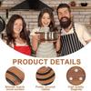 Non Slip Wooden Magnetic Pot Mats Unique Restaurant Pot Mats  Kitchen Accessories