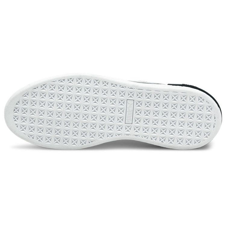 Puma Suede Bloc B&W Unisex Sneakers Black White 381188-02