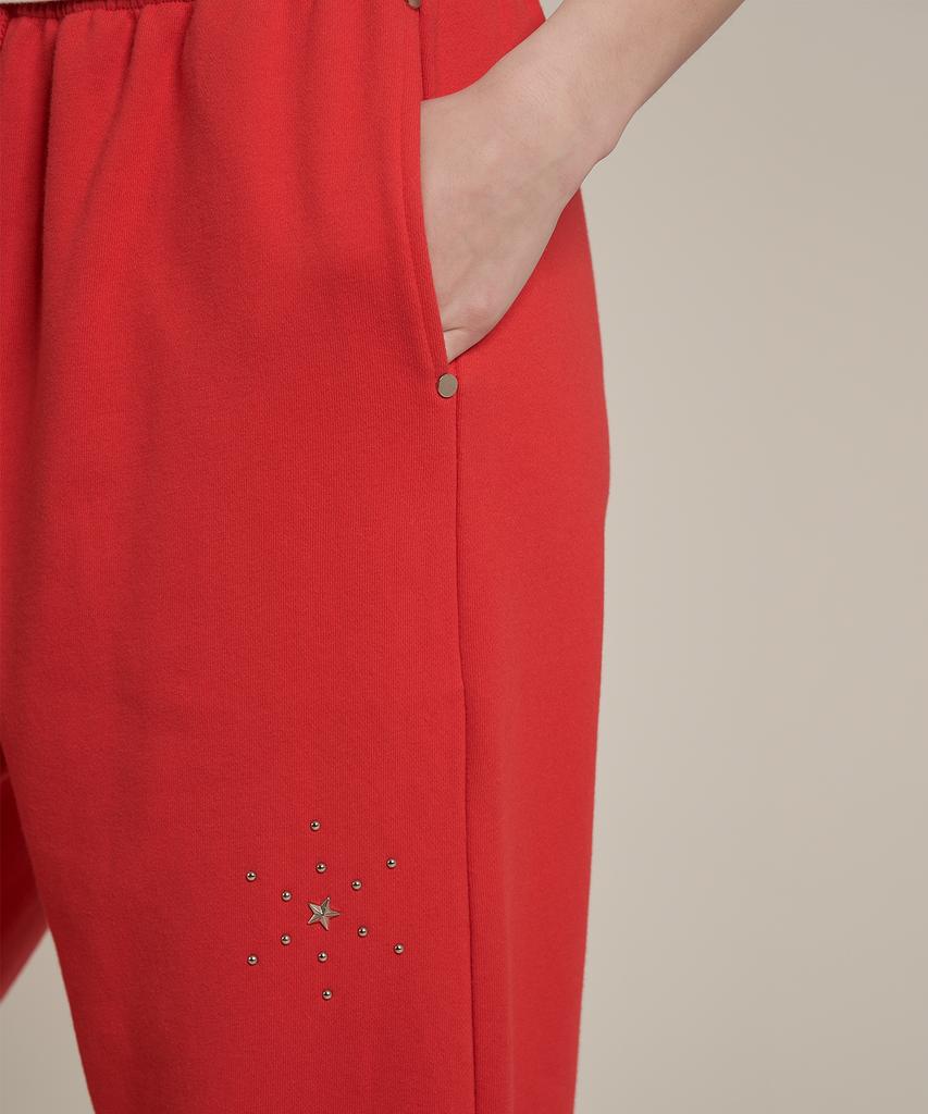 Iteoneolmomeonteu Studded Sweatpants _ Red