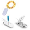 New European And American Hot Selling- 1m 10 Lamp CR2032 Button Battery Box Copper Wire Lamp String LED Waterproof Holiday Decoration