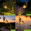 Fairy Garden Solar Light IP65 Waterproof Outdoor Solar Stake Light Large Retro Metal Lantern Solar Light for Garden Decoration