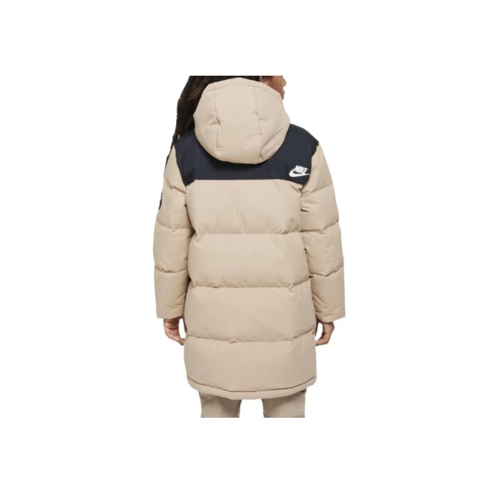 Nike Down Jacket Casual Waterproof Warm Kids Jackets Yellow HQ7155-200
