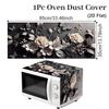Microwave Oven Dust Cover Washable Oil Proof Waterproof Machine Protector Polyester Fabric Oven Dust Cover