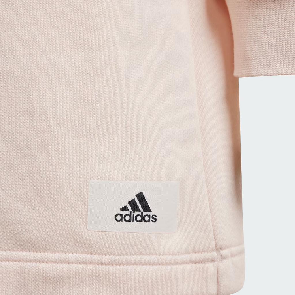 Adidas Kids Solid Color Sports Long Sleeve Dress Kids dresses Miracle-Quartz IT4838