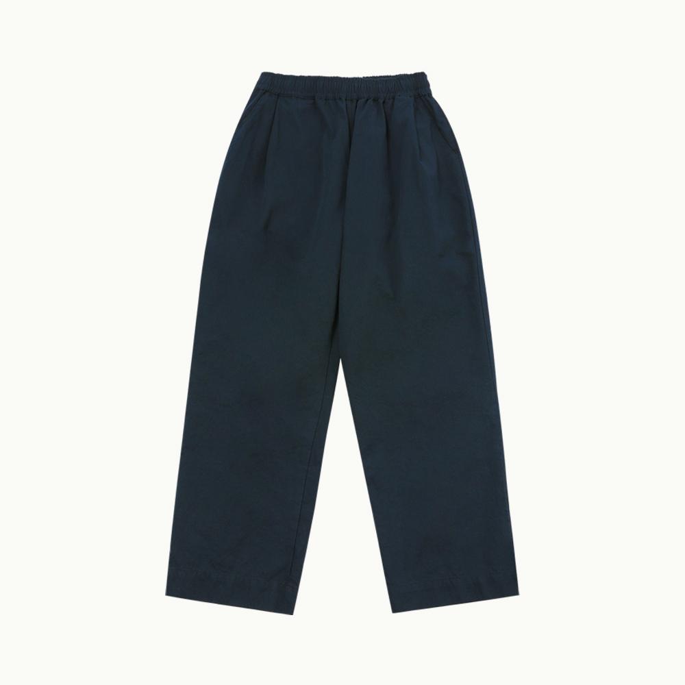 CHIQUITA Chino Wide Pants (Cotton) Navy 241501Snv