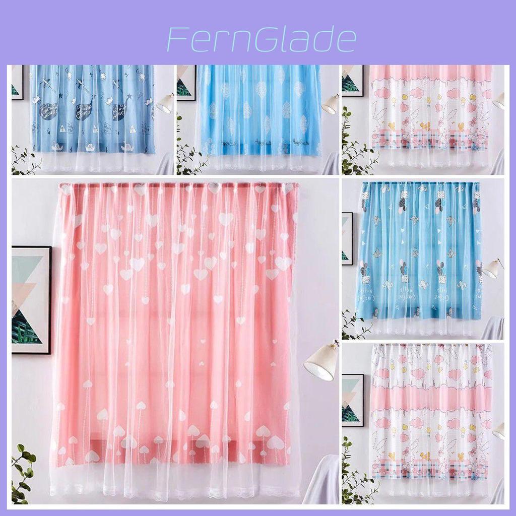 Elegant Velcro Curtain Window Self Adhesive Blackout Drapes For Cozy Bedrooms And Stylish Girls Decor