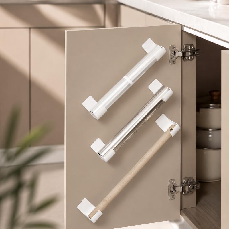 2/4/6Pcs Garbage Bag Storage Box Organizer Trash Bags Shelf Holder Wall Mounted Plastic Bag Film Container Dispenser For Kitchen