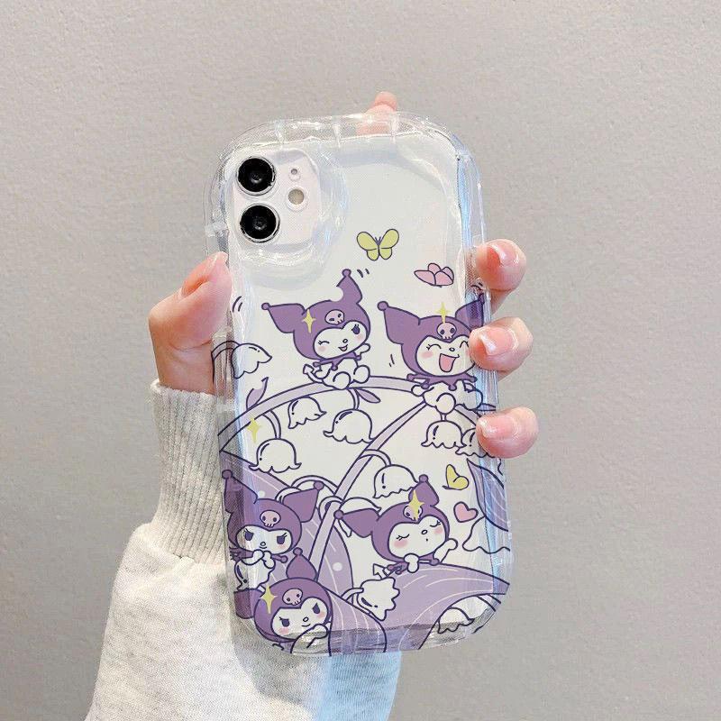 Cartoon Kuromi Cinnamoroll Phone Case For Motorola MOTO Edge 50 Fusion Ultra Pro G84 G75 G60 G53 G52 G35 G05 G34 G22 5G Casing