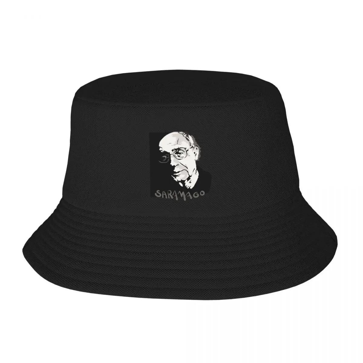 New Portrait Of Saramago Bucket Hat Sun Hat Beach Outing Anime Hat Womens Unisexs