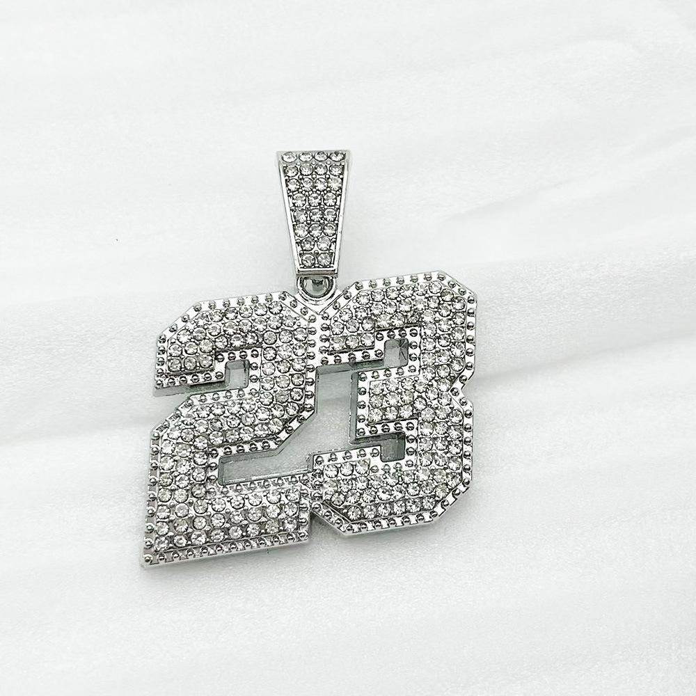 European-American Exaggerated Hip Hop Rhinestone Pendant Jewelry for Men & Women
