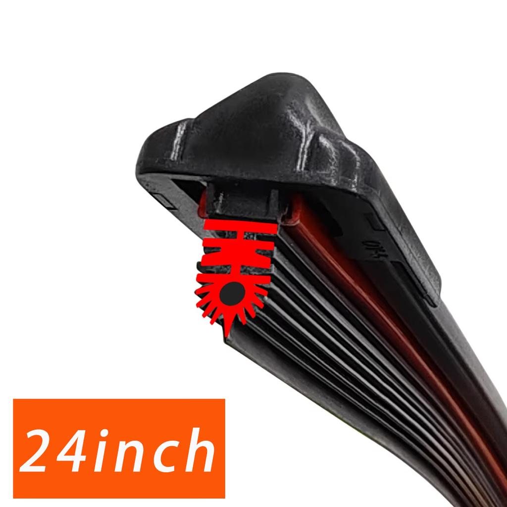 YONGRUN 1PC Wiper 19mm Car Windshield Wiper Blades 14"16"17"18"19"20"21"22"24"26"28" 11 Layer Rubber Wiper Automotive Parts