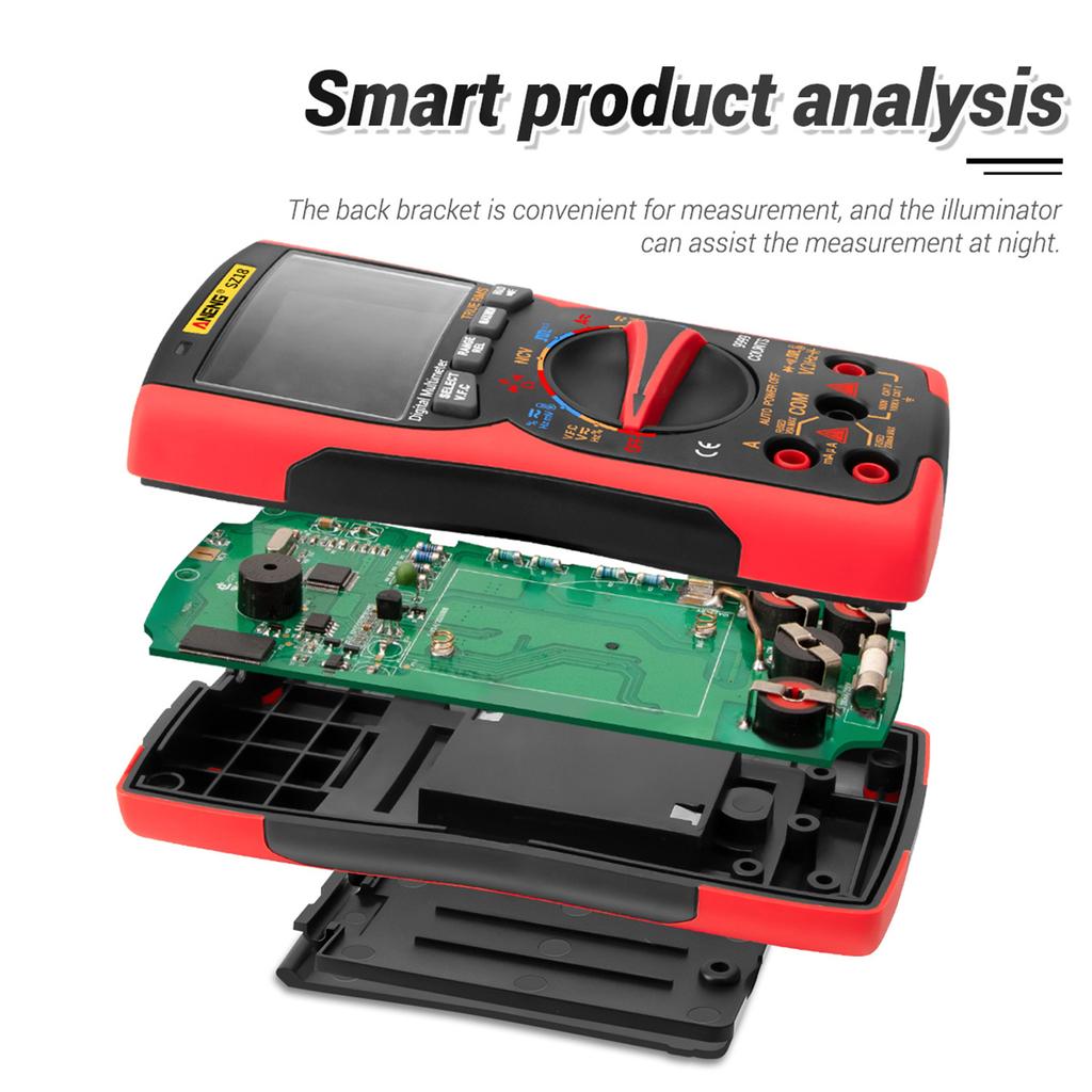 Aneng SZ18 Digital Multimeter 9999 Counts T-RMS LCD Universal Tester AC/DC Voltage & Current