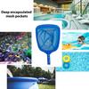 Telescopic Pond Bathtub Pool Cleaning Nets Debris Salvage Mesh Swimming Pool Cleaner Skimmer Leaf Catcher Net Bag with Rod
