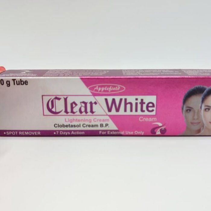 Crème Éclaircissante CLEAR WHITE | Action 7 Jours Teint Uniforme