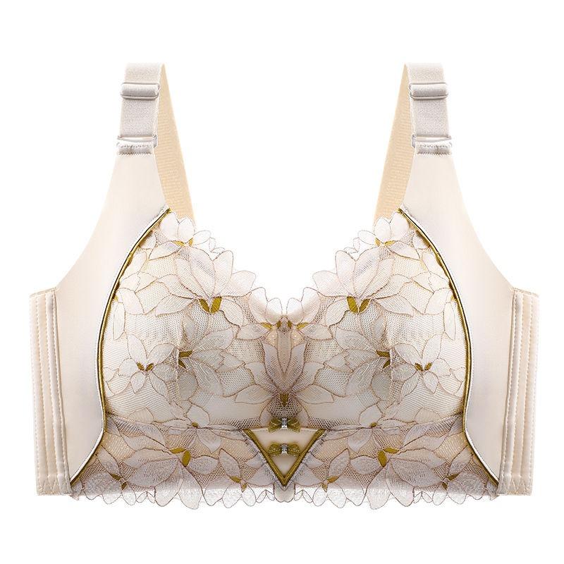 

Регулируемая большая грудь показывает маленькую собранную латексную женскую грудь без стального кольца бюстгальтера 42/95 шампанского