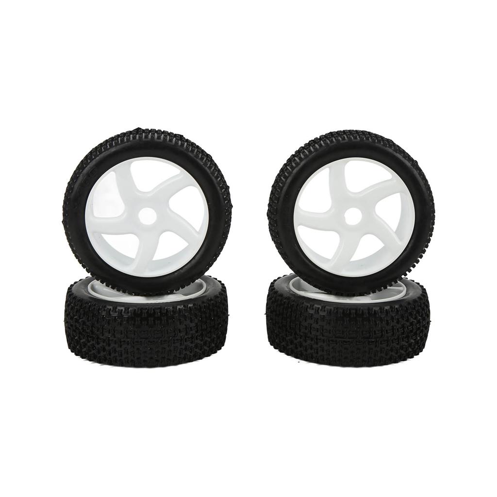 4pcs RC Car Rubber Tires Wheel Set for 1Celsius8 1Celsius10 Remote Control Car Upgrade Parts