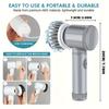 Electric Cleaning Brush 5in1 Electric Spin Scrubber Cordless Power Scrubber with Replaceable Brush Heads Handheld Power Scrubber