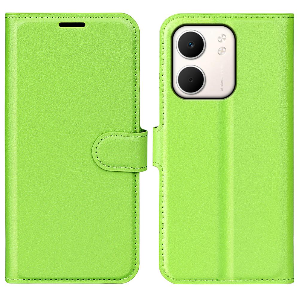 

Для Oppo A5x 5G/Oppo A5x 4G Чохол Текстура лічі Протиударний Шкіряний Гаманець Чохол для телефону