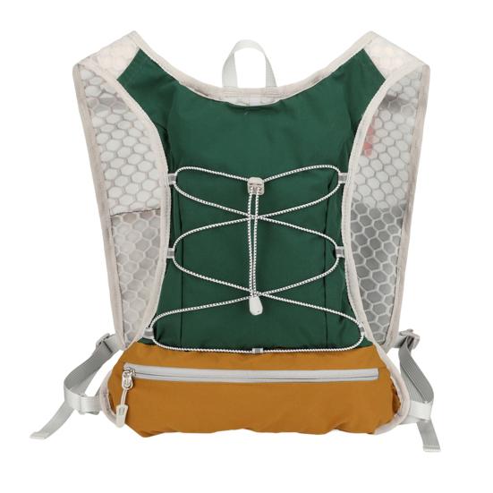 Hydration Backpack Waterproof Nylon Pouch Multi-Purpose Mountaineering Vest Bag Running Backpack for Hiking Outdoor Adventures