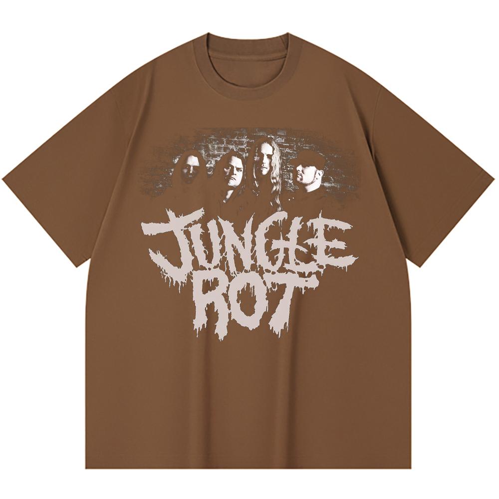 230 Gsm 100% Cotton Heavy Metal T-Shirt  Rock Band Popular Music Print Unisex Heavy Cotton T Shirt