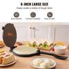 Tortilla Press, 8 Inch Tortilla and Roti Maker, Cast Iron Heavy Duty Tortilladora Press, Pre-Seasoned Pataconera Maker with 100 Pcs Parchment Paper,