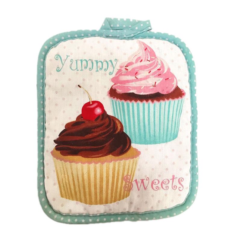 1Pc 17x22cm Rectangle Sewing Cotton Heat Resistant Pot Holder Pads Table Mat Placemat Kitchen Baking Tool