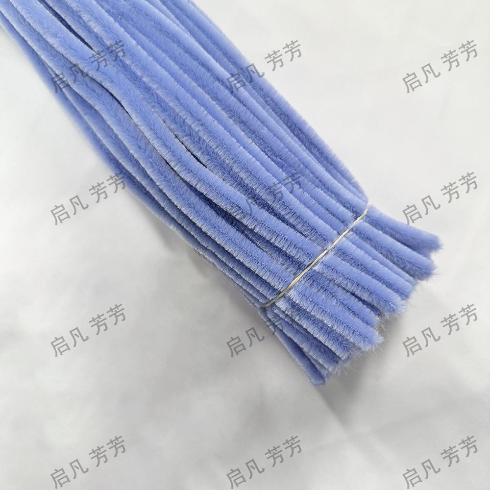 8mm Macaron Color Encrypted Twist Ties Chenille Stems for DIY Toys